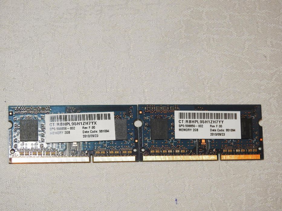Pamięć RAM Hynix DDR3 4GB (2x2GB) PC3 10600S 1333Mhz SODIMM