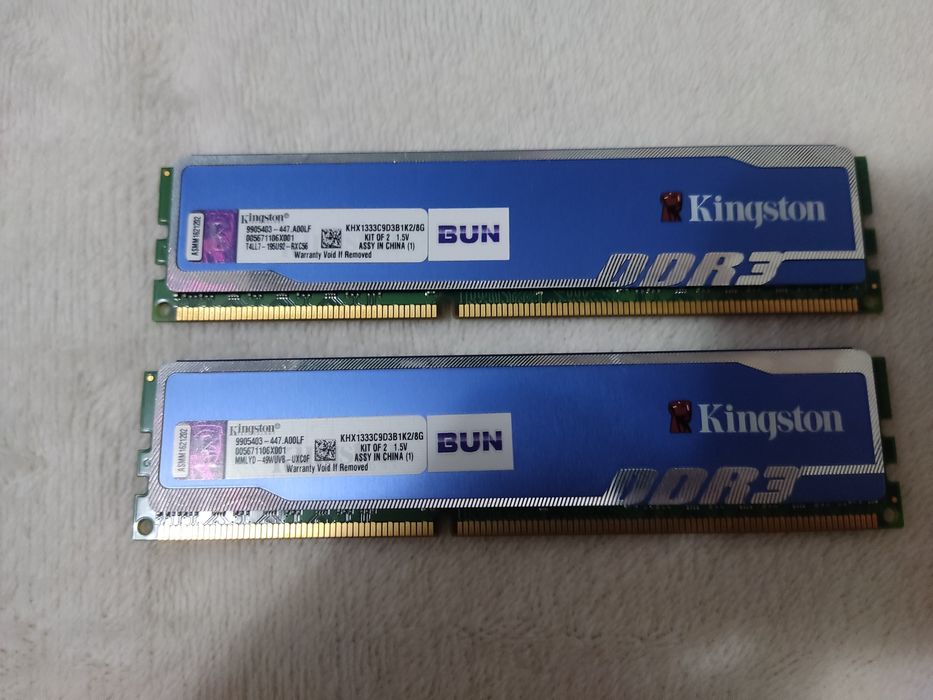 Озу Kingston HyperX Blu DDR3 8Gb