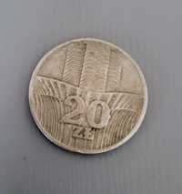 Wieżowiec i kłosy 20 zł monety 1973