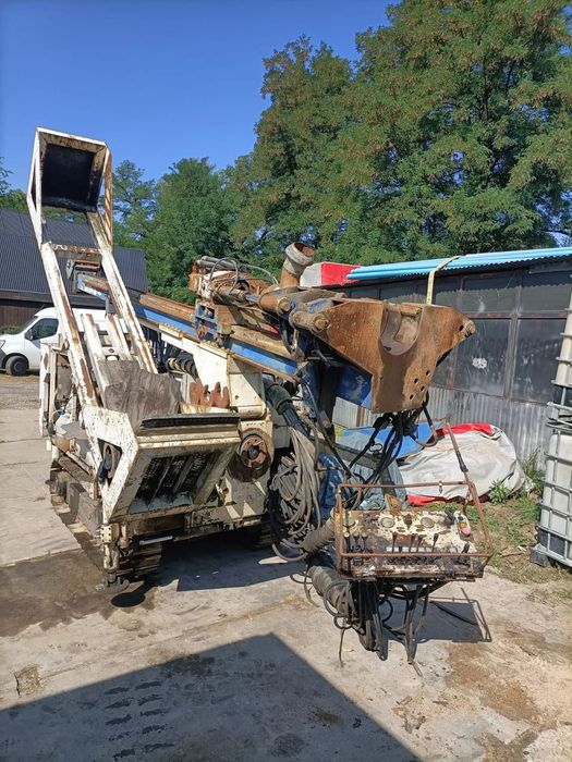 Enteco E4  Mocna 5 tonowa wiertnica wiertnia Microdrilling studnie kotwy pale