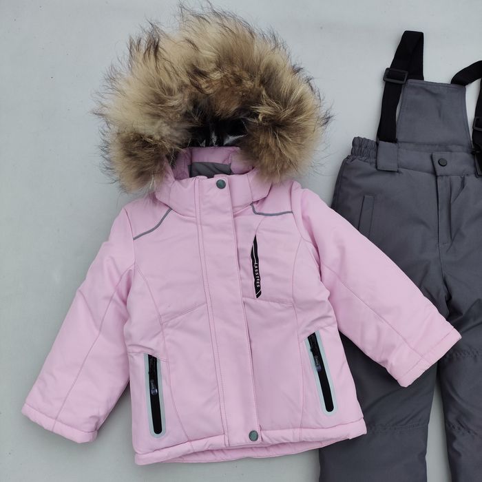 Зимовий термо комбінезон для дівчаток на зріст 80-104