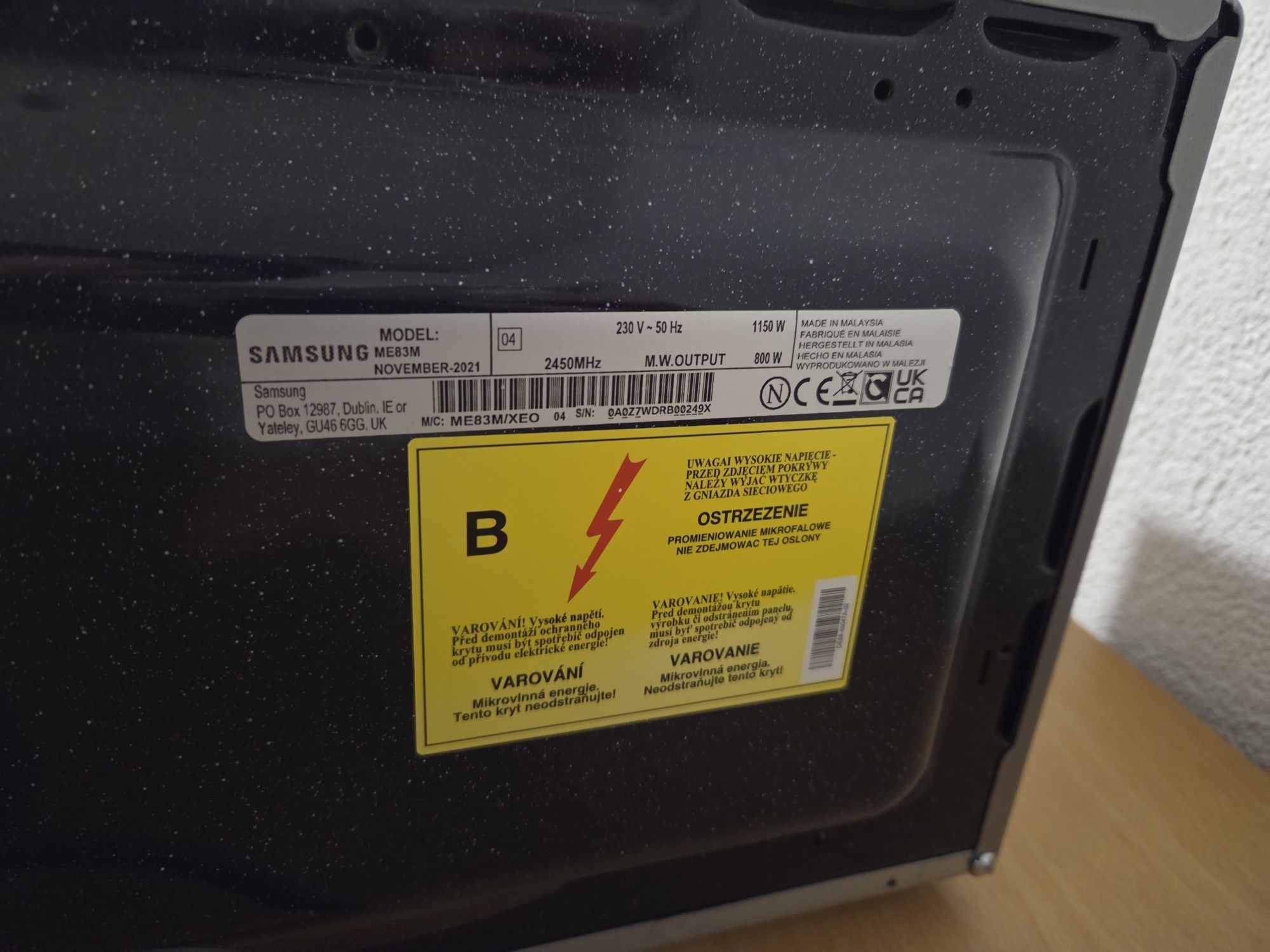 Mikrofalówka  Samsung ME83M