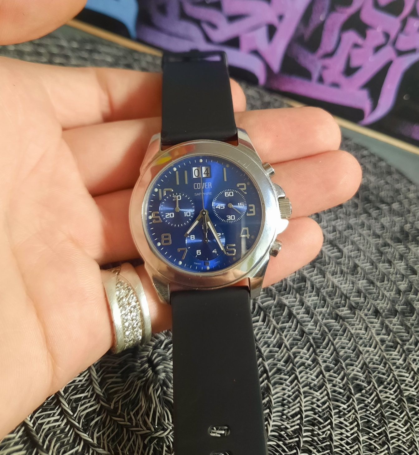 Годинник Cover swiss made хронограф