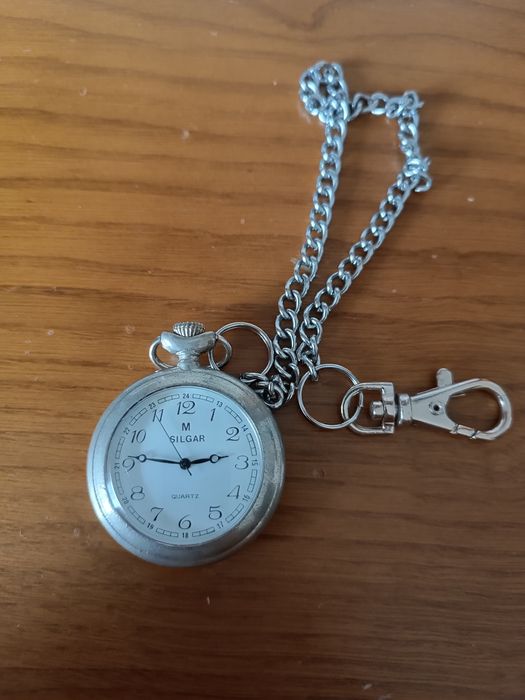 NÃO FUNCIONAL :Relógio de bolso da marca Silgar