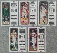 5 kart NBA 2022-23 Panini Contenders Season Ticket Brown Lillard Lowry