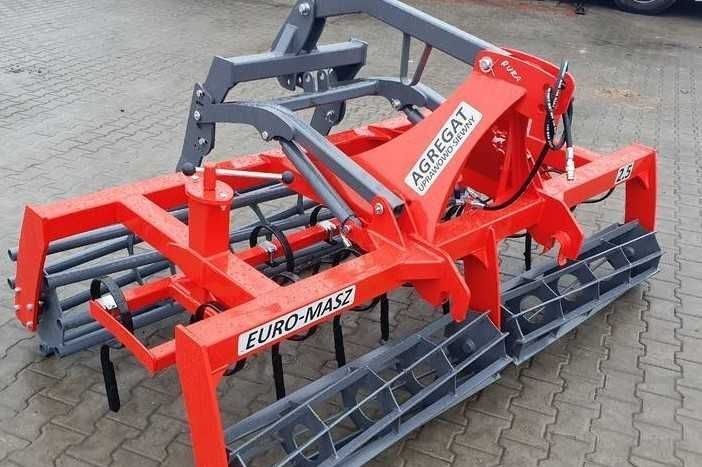 Agregat Uprawowo-siewny Euro-masz 2.5m 2.7m 3.0m