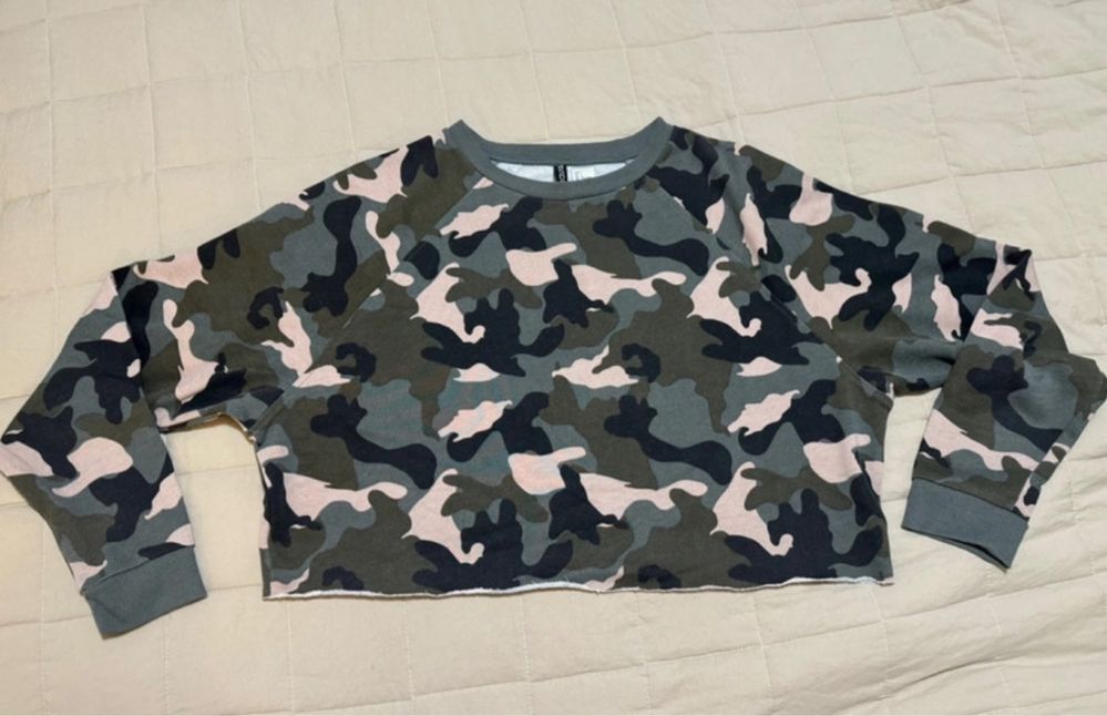 Bluza damska khaki H&M - oversize L