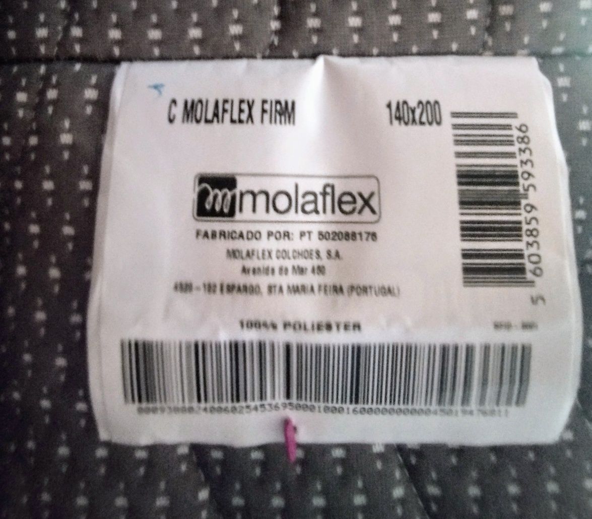 Colchão Casal  Molaflex - estado de novo