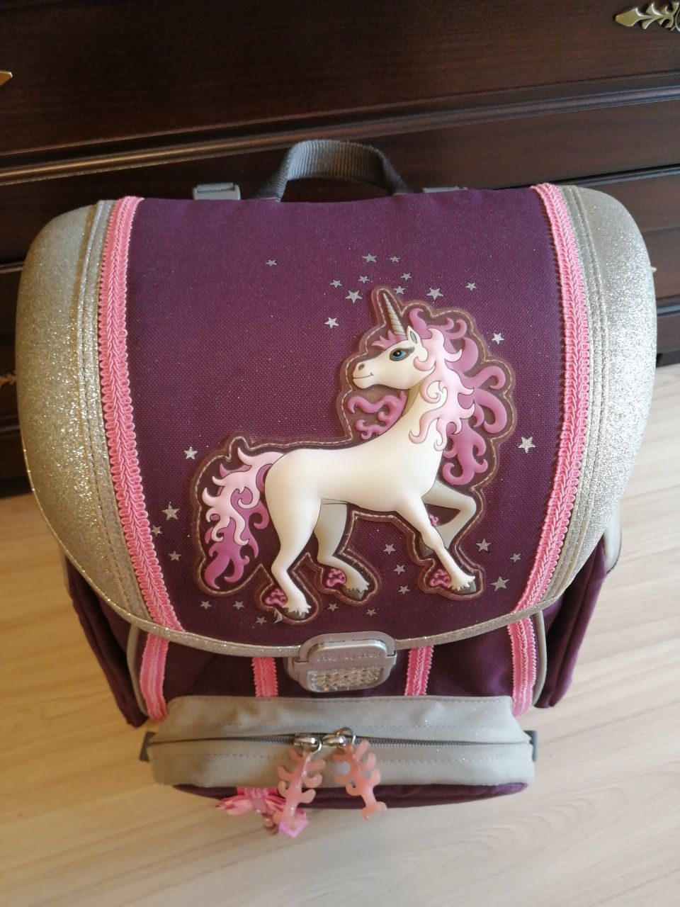 Tornister Step by step HAMA Unicorn Jednorożec + worek na buty