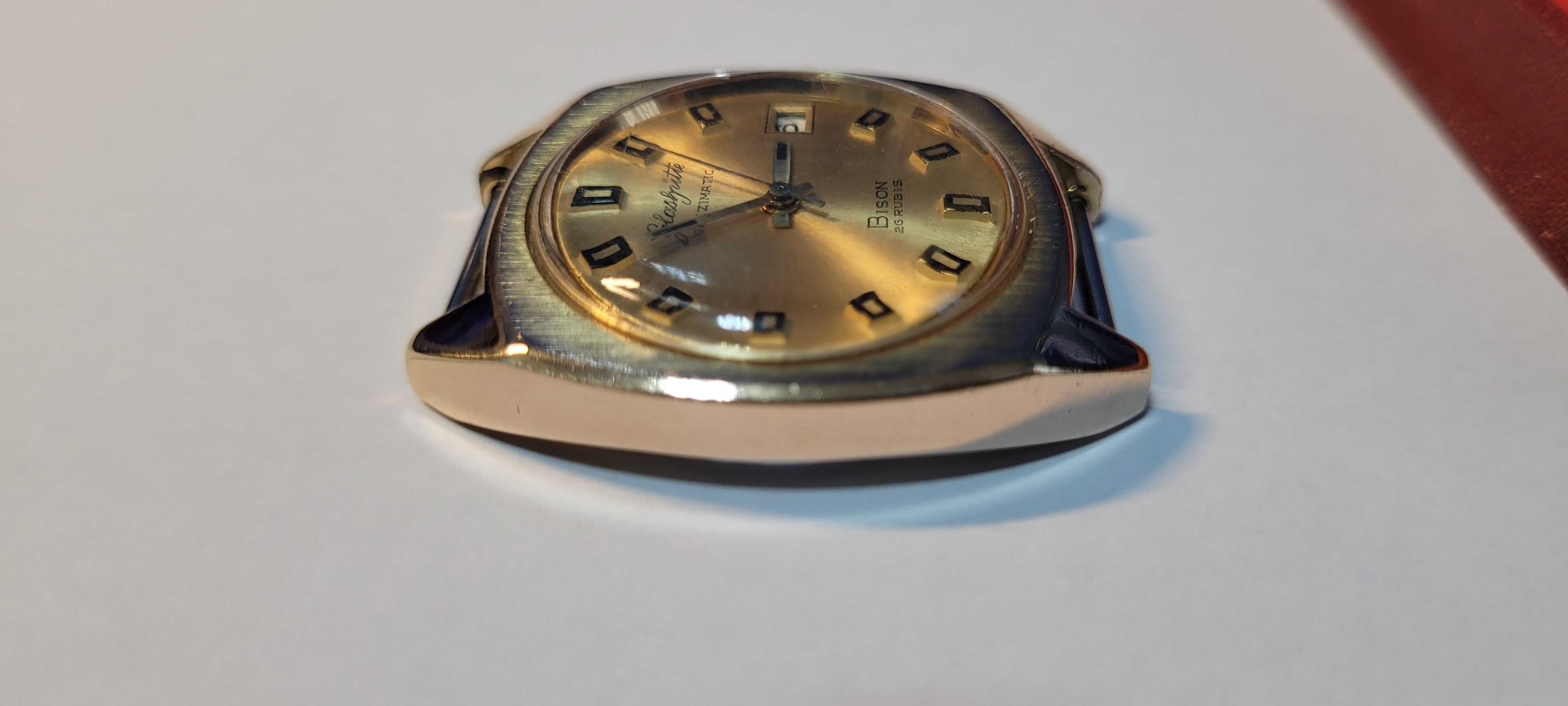 Glashutte Spezimatic BISON 14K AUTOMAT, + krzyż zasługi i legitymacja.