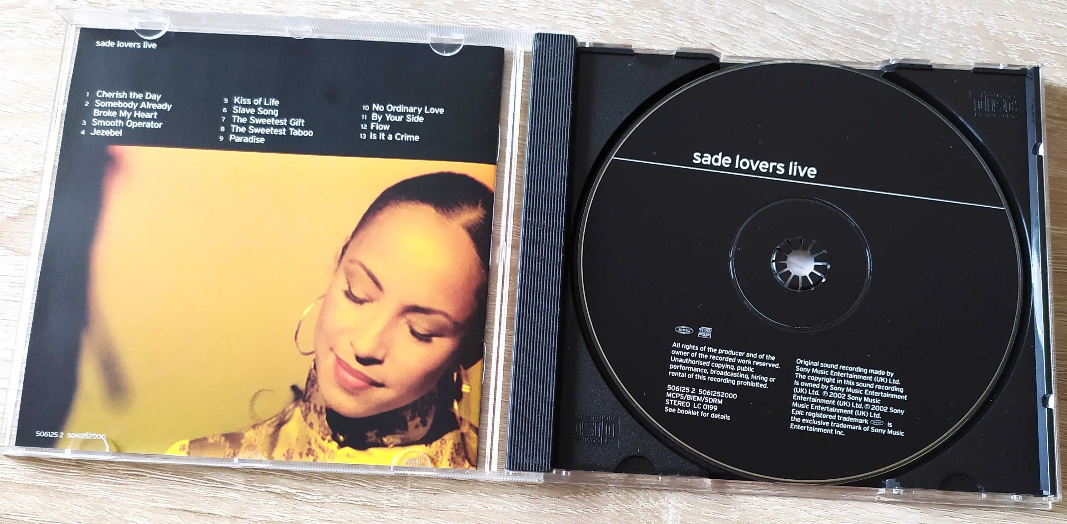 Sade CD album - Lovers Live