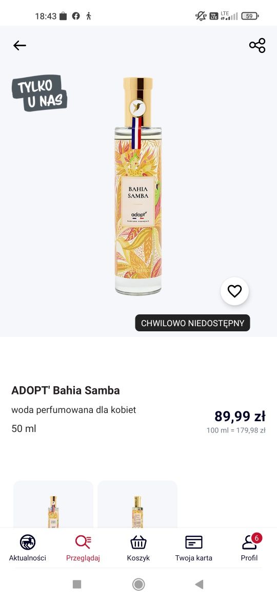 Bahia Samba Adopt'woda perfumowana 50ml