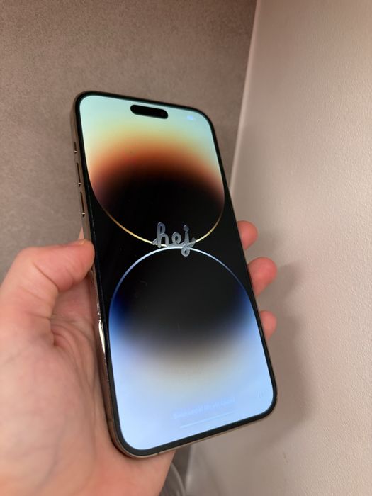 iPhone 14 pro max złoty gold