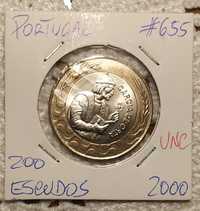 Portugal - moeda de 200 escudos de 2000