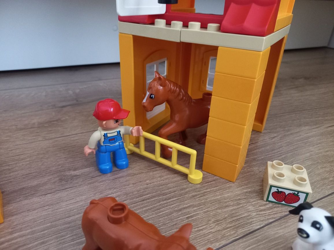 Lego duplo farma gospodarstwo koń kura owca świnka quad