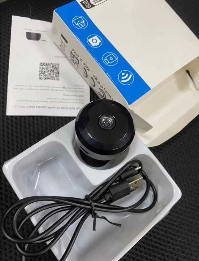 Smart kamera Wifi A11 z noktowizorem i detekcją ruchu 1080p z.aku/usb