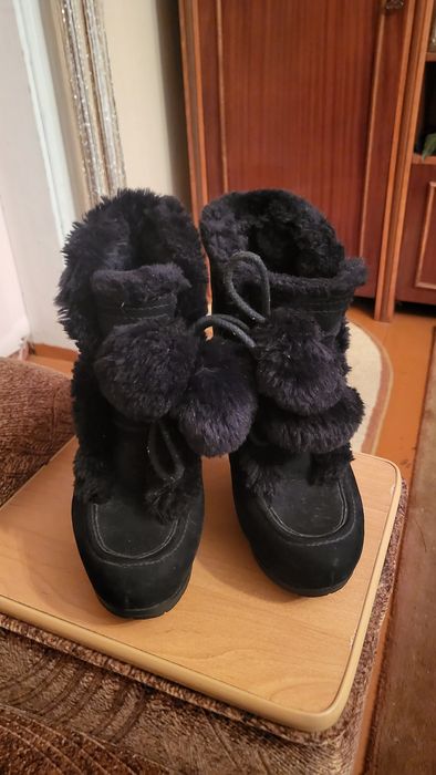 Ботильони натуральний замш