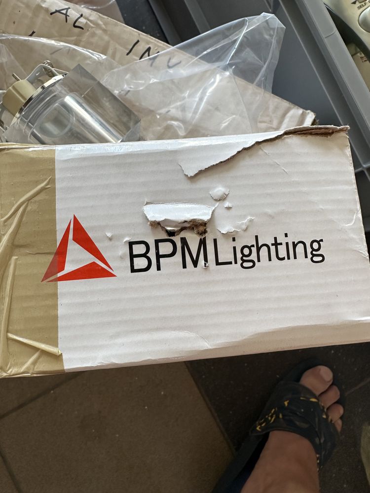 Lampy szklane kostki BMP