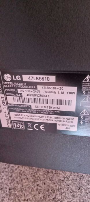 Vendo tv da marca lg precisa de uma lampada