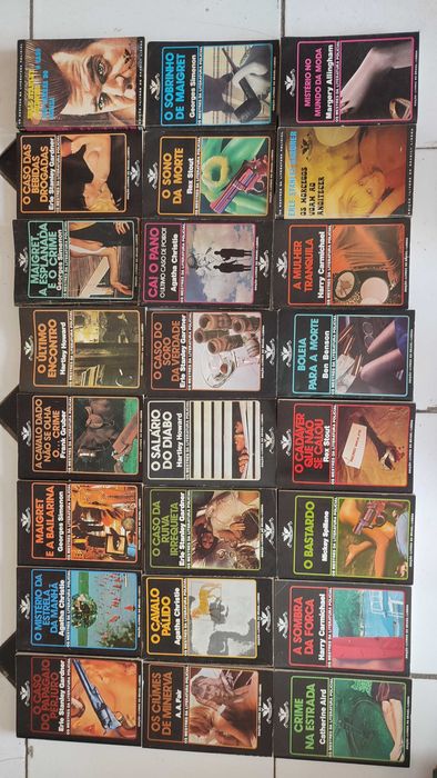 Lote 72 Livros Policiais Coleção Vampiro
