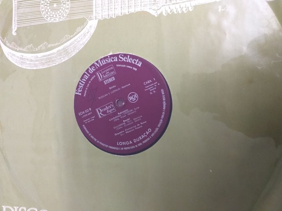 Discos de vinil LP, coleção antiga clássica