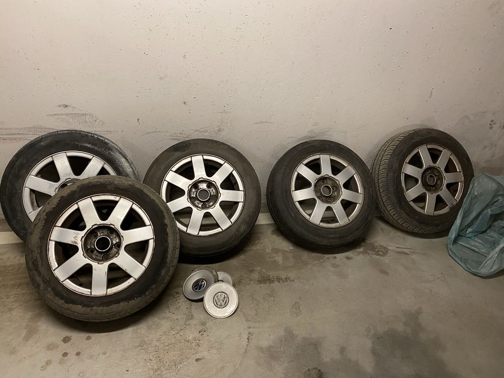 Alufelgi r15 vw passat,golf,sharan