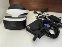 Gogle PS VR PlayStation VR Oryginalne Sony CUH-ZVR1 kable i procesor