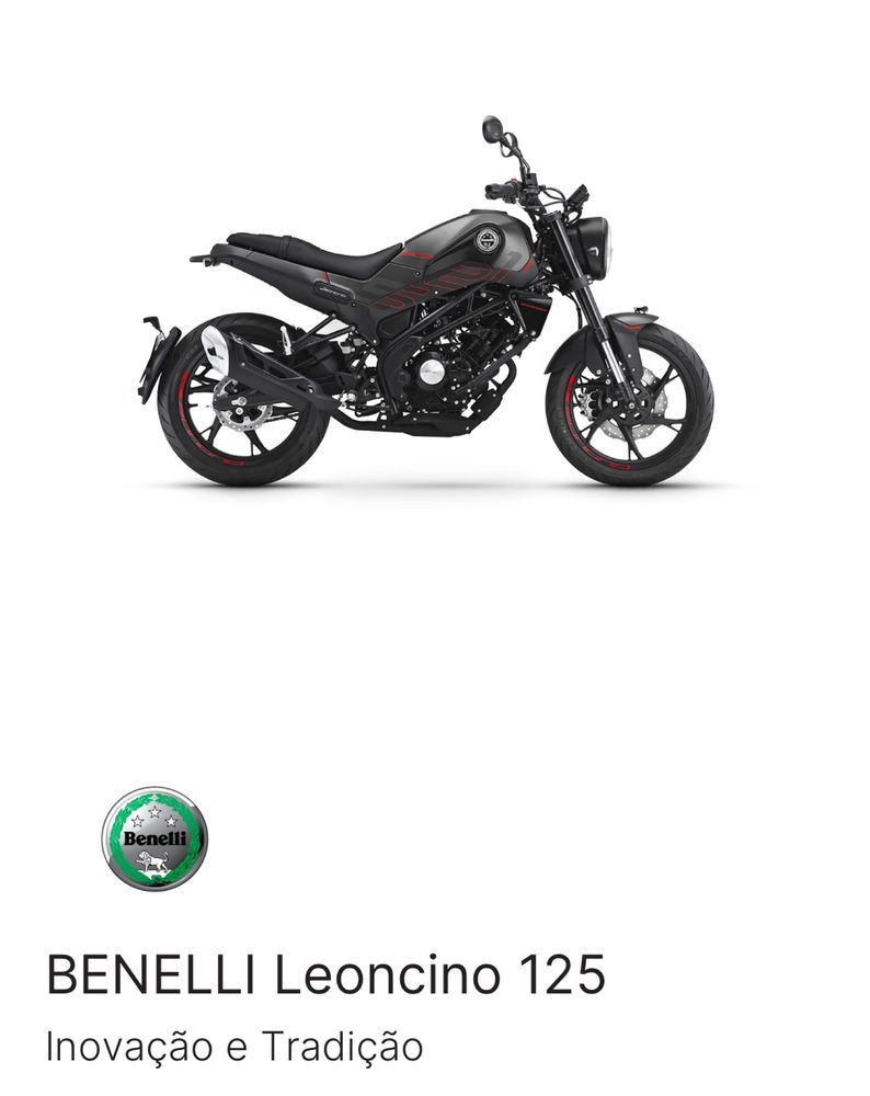 Benelli Leoncino 125cc [  apenas 3 meses de uso ]