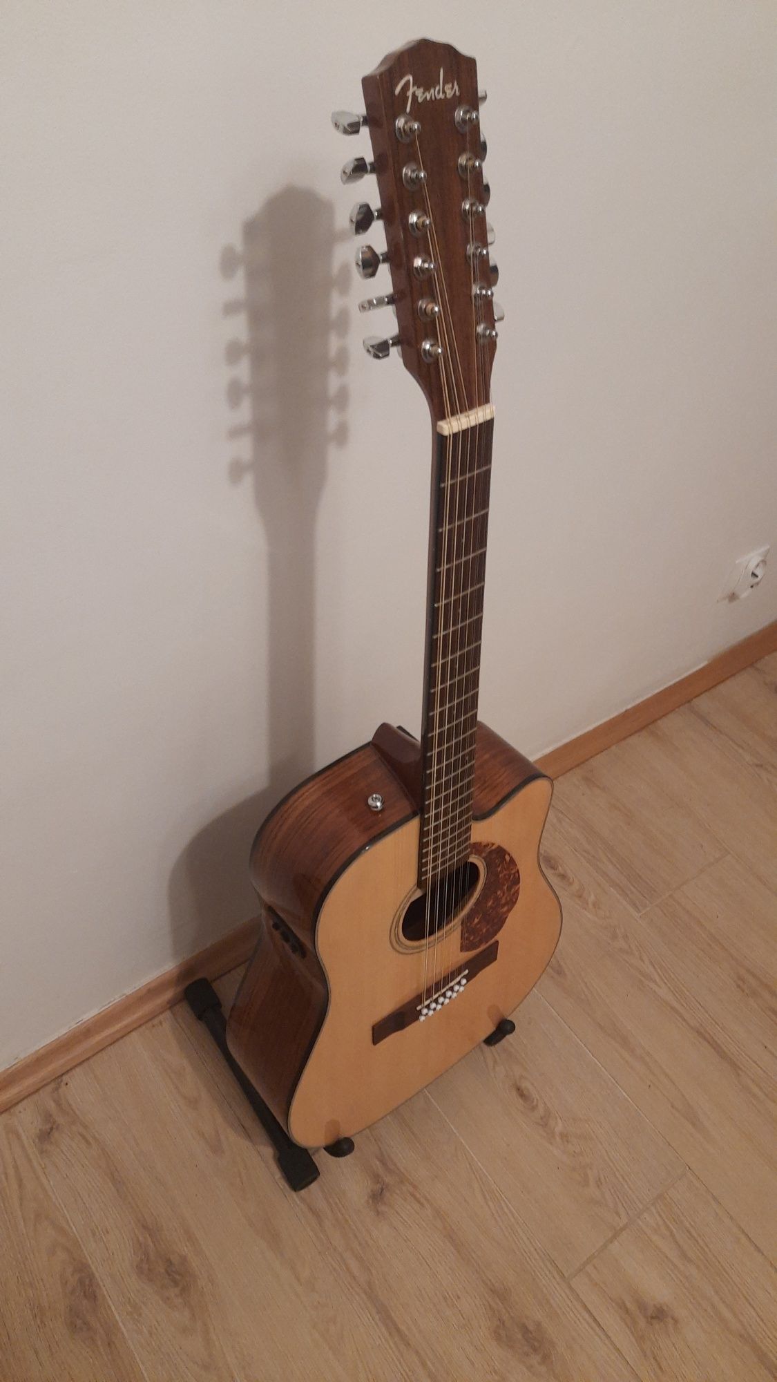 Gitara elektro-akustyczna Fender CD-140SCE 12 str. REGULACJA LUTNICZA