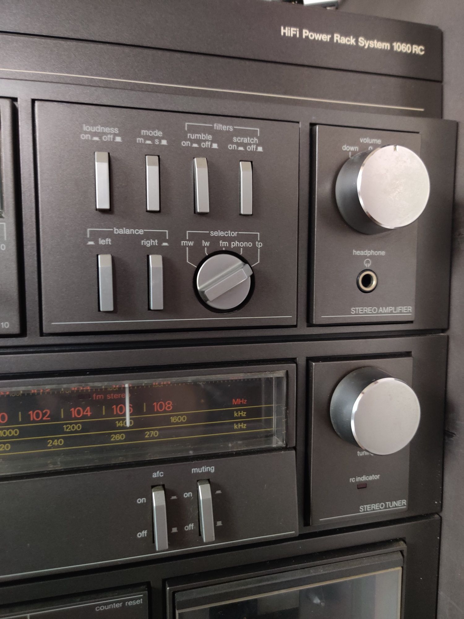 Wieża audio Intercord HiFi Power Rack System 1060 RC
