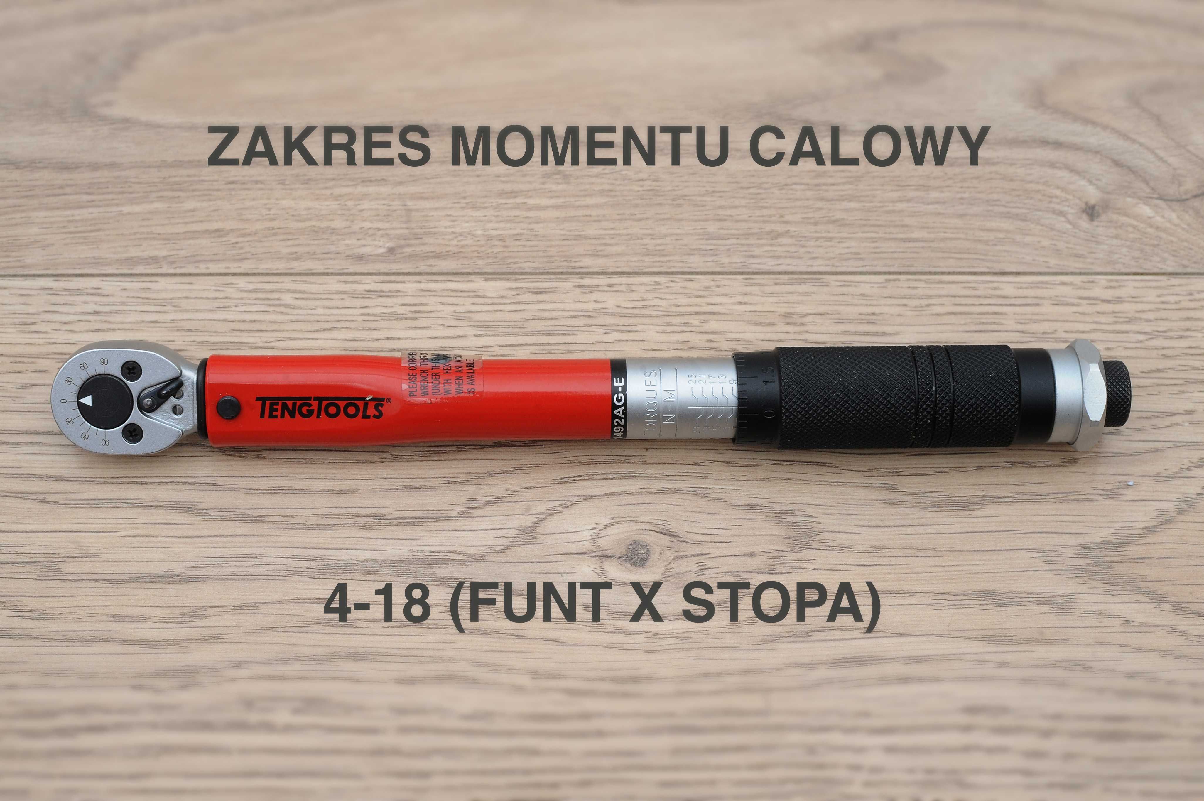 Klucz Dynamometryczny - TENG TOOLS - 1492AG-E  5-25Nm