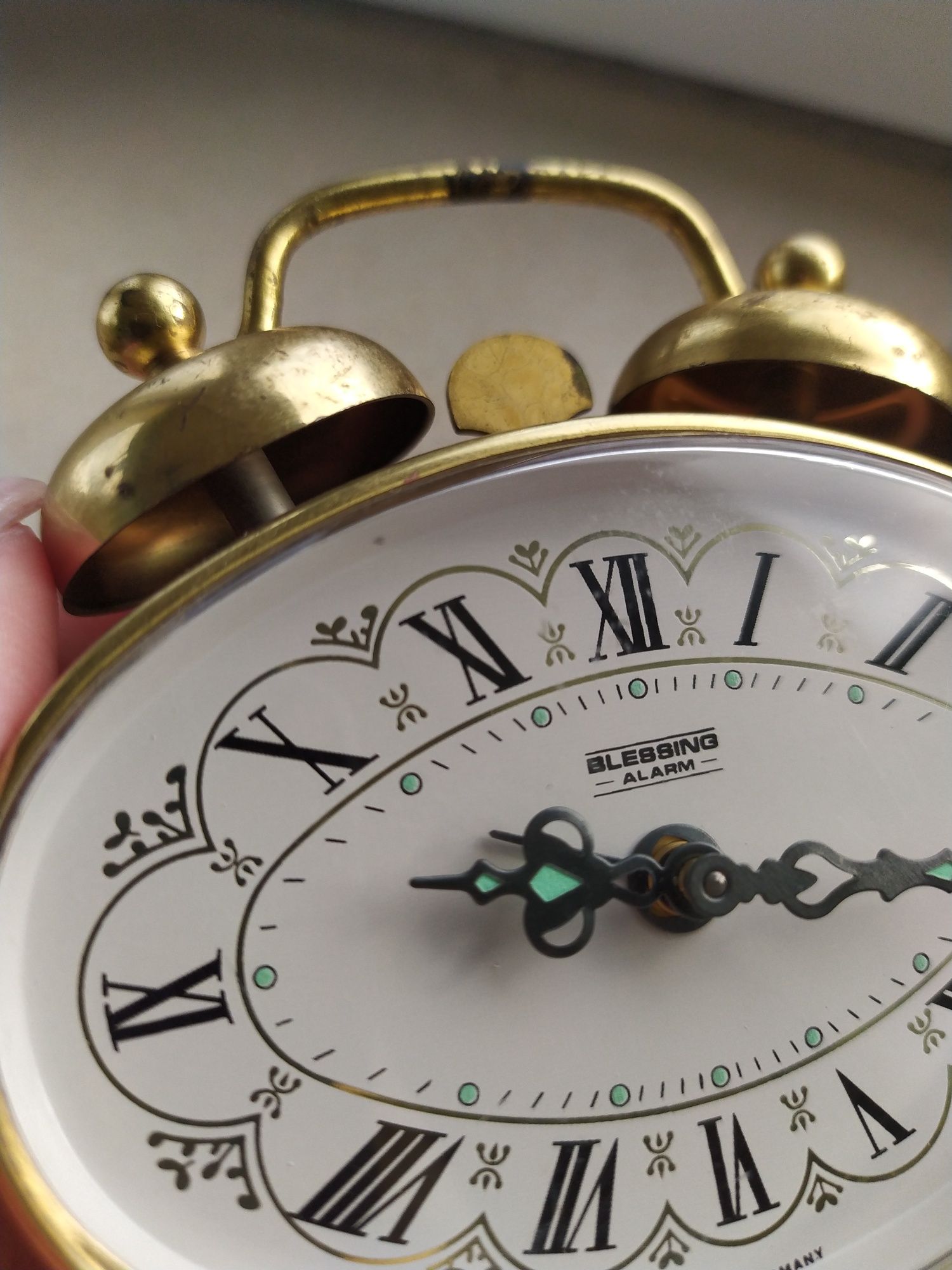 Годинник вінтажний Німеччина 1950 рік Blessing alarm.