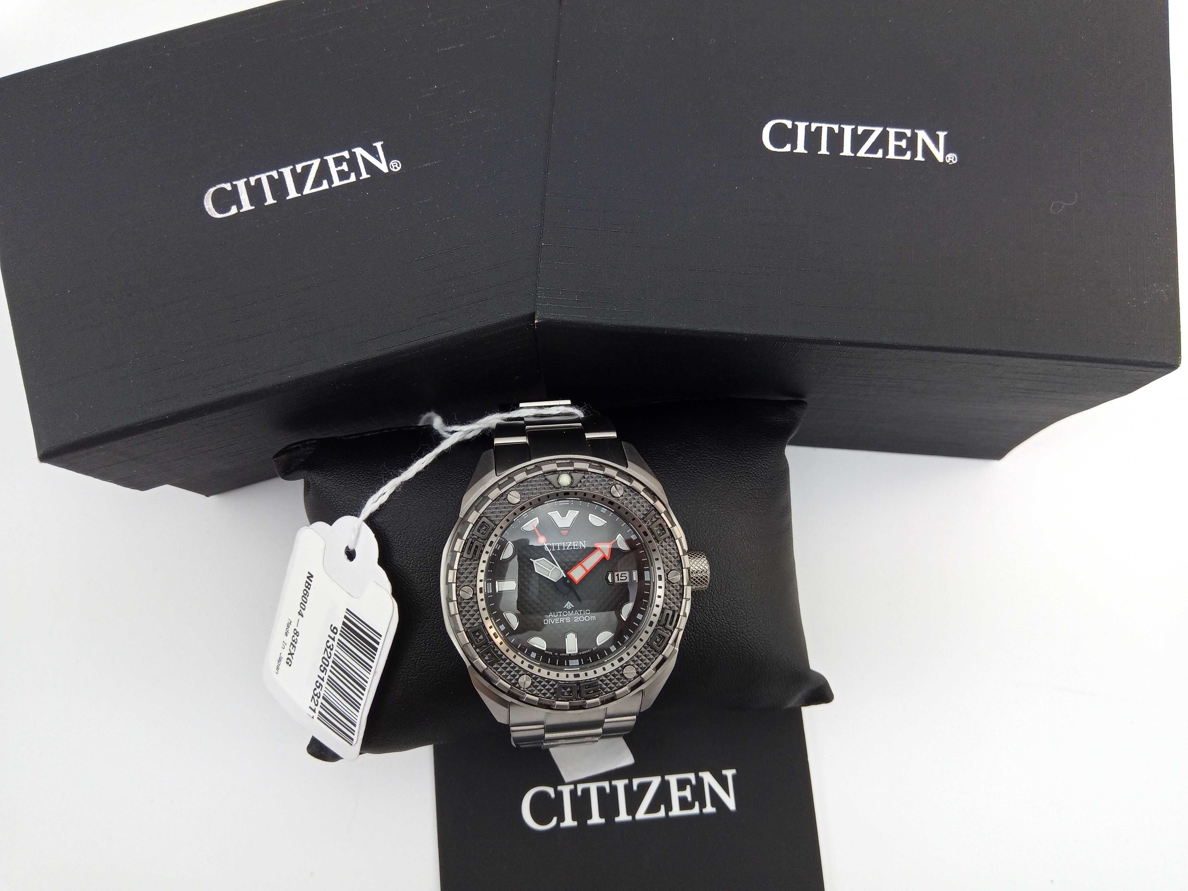 Титановые японские 200м дайверы Citizen Promaster NB6004-83E Automatic