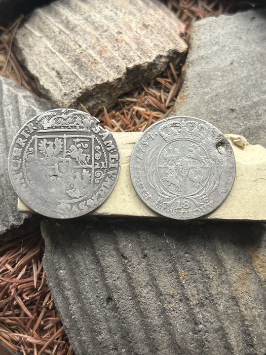 Орт Царські срібні монети Оригінал