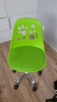 Fotel  do biurka obrotowy dziecięcy zielony