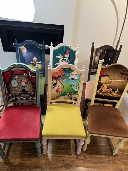 Krzesla zestaw 6szt krzeslo