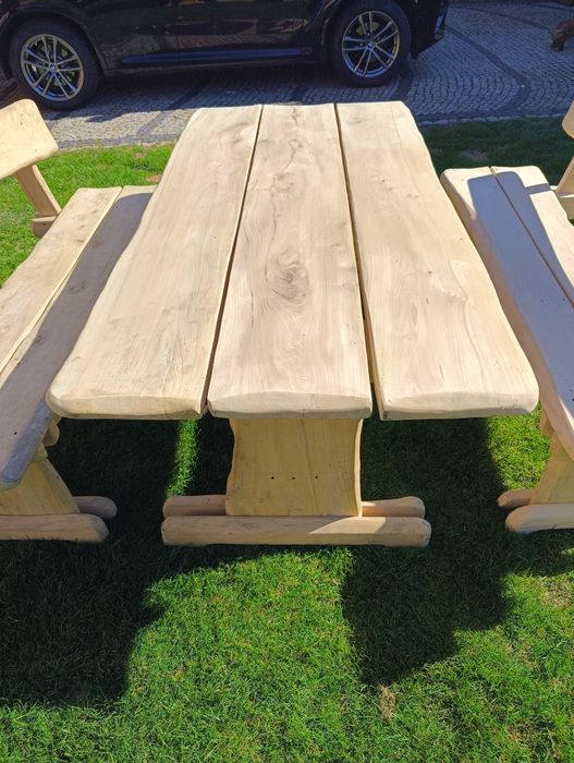 Zestaw ogrodowy stół + ławki