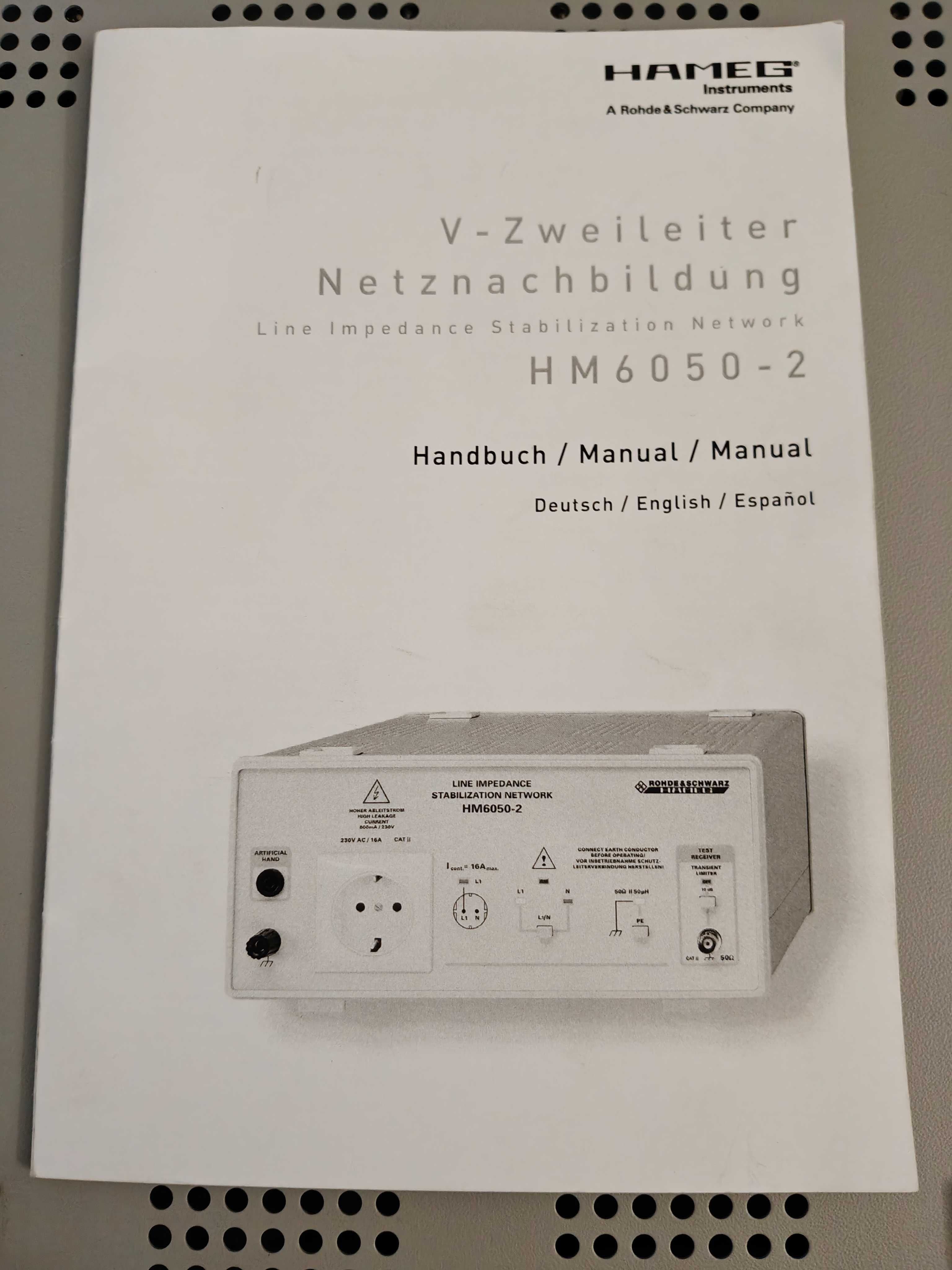 Miernik jakości  energii HM6050-2  Rohde & Schwarz