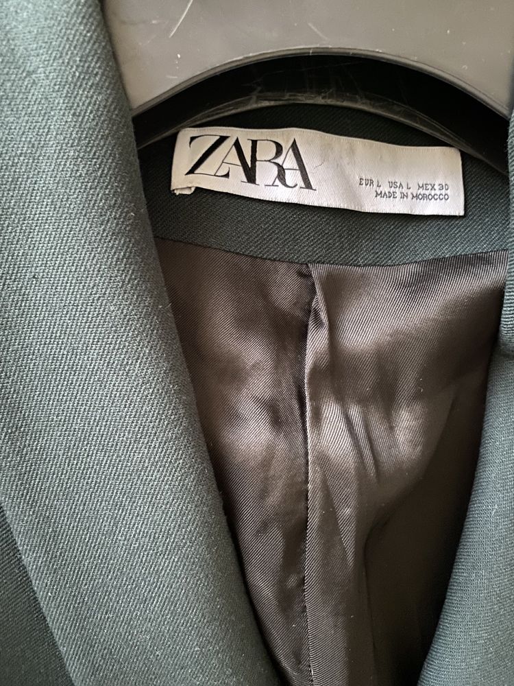 Пиджак двубортный Zara, M-L