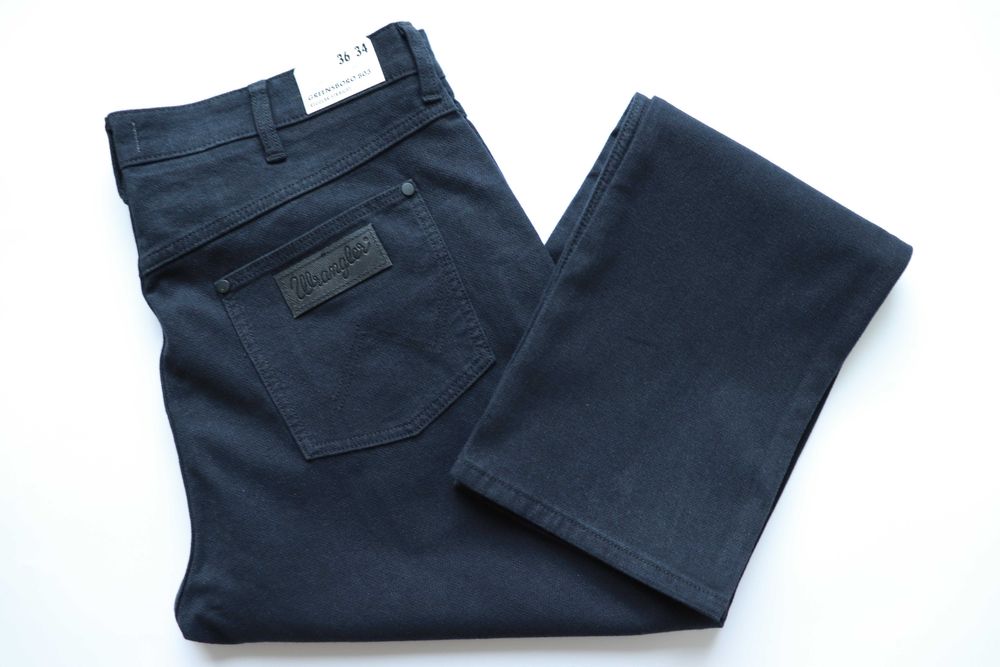 WRANGLER GREENSBORO W36 L34 męskie spodnie materiałowe wizytowe nowe