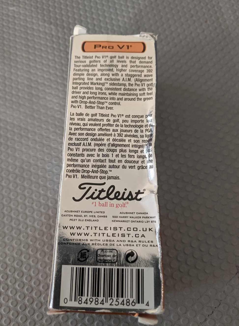 Мячи для гольфа Langer's Titleist Pro V1