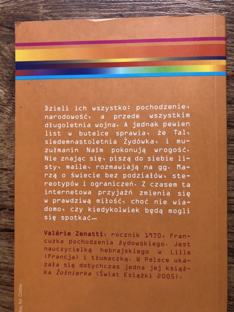 książka Wiadomość w butelce - Valérie Zenatti