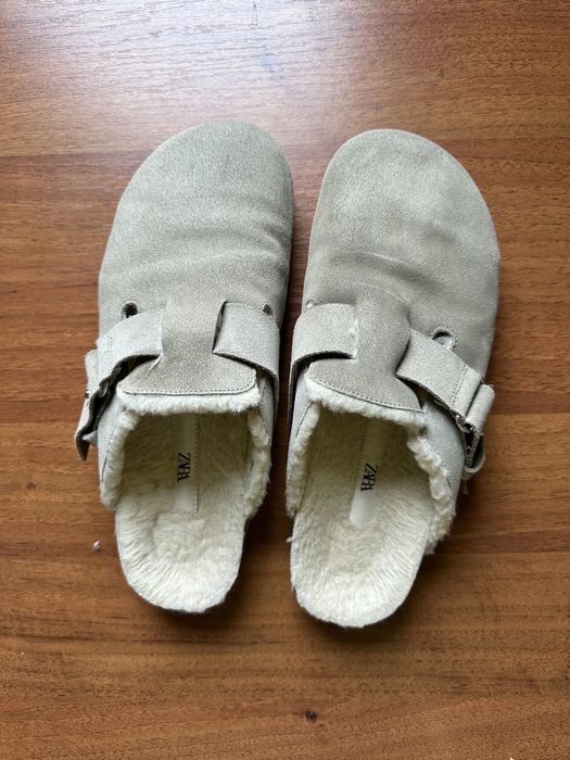 Замшеві мюлі Zara 41 р