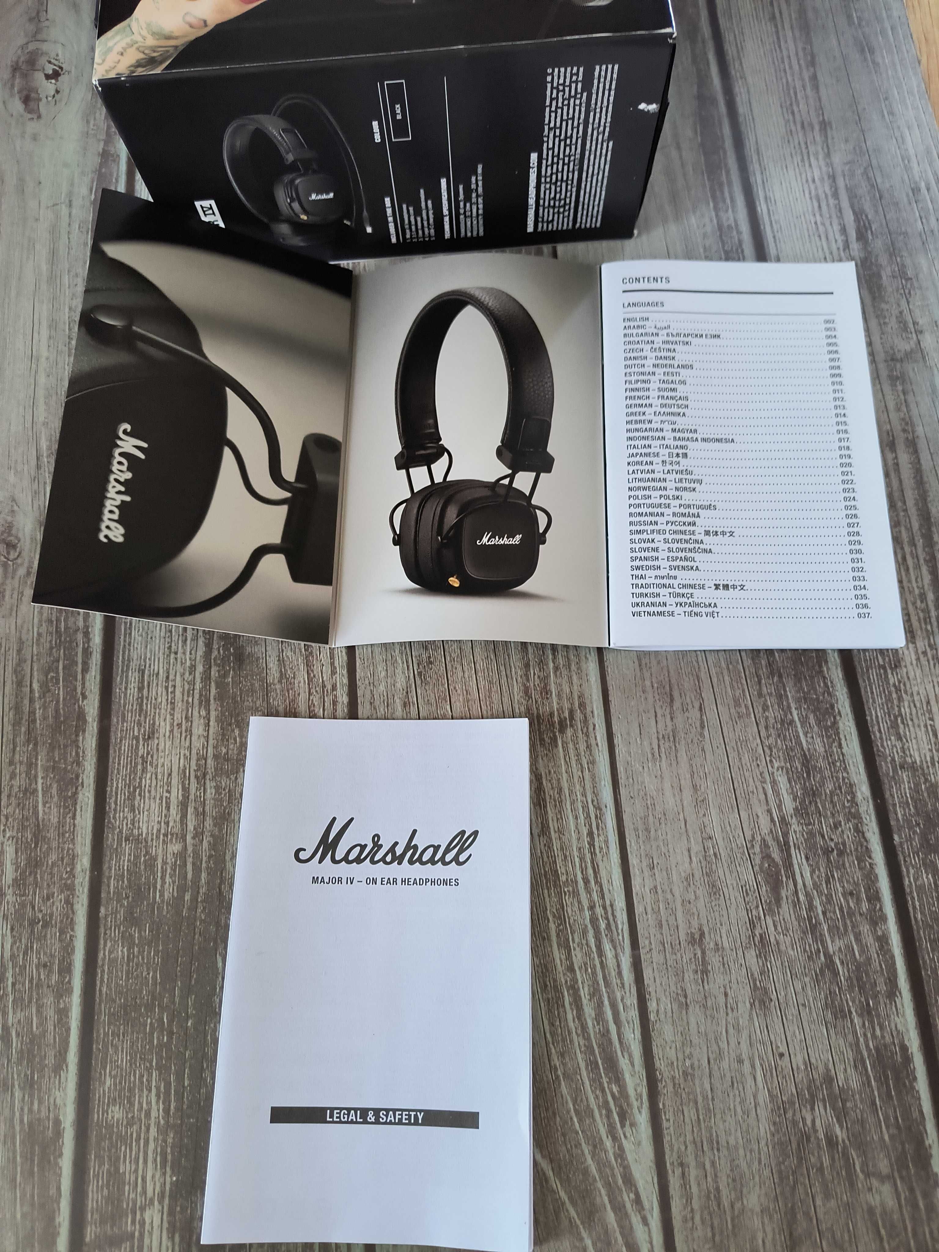 Коробка Marshall Major IV