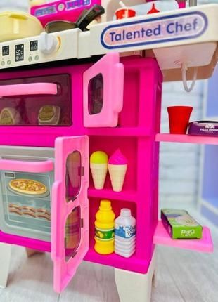 Кухня 101 см,вода,пара,світло,звуки,104 предмети,кухня іграшкова