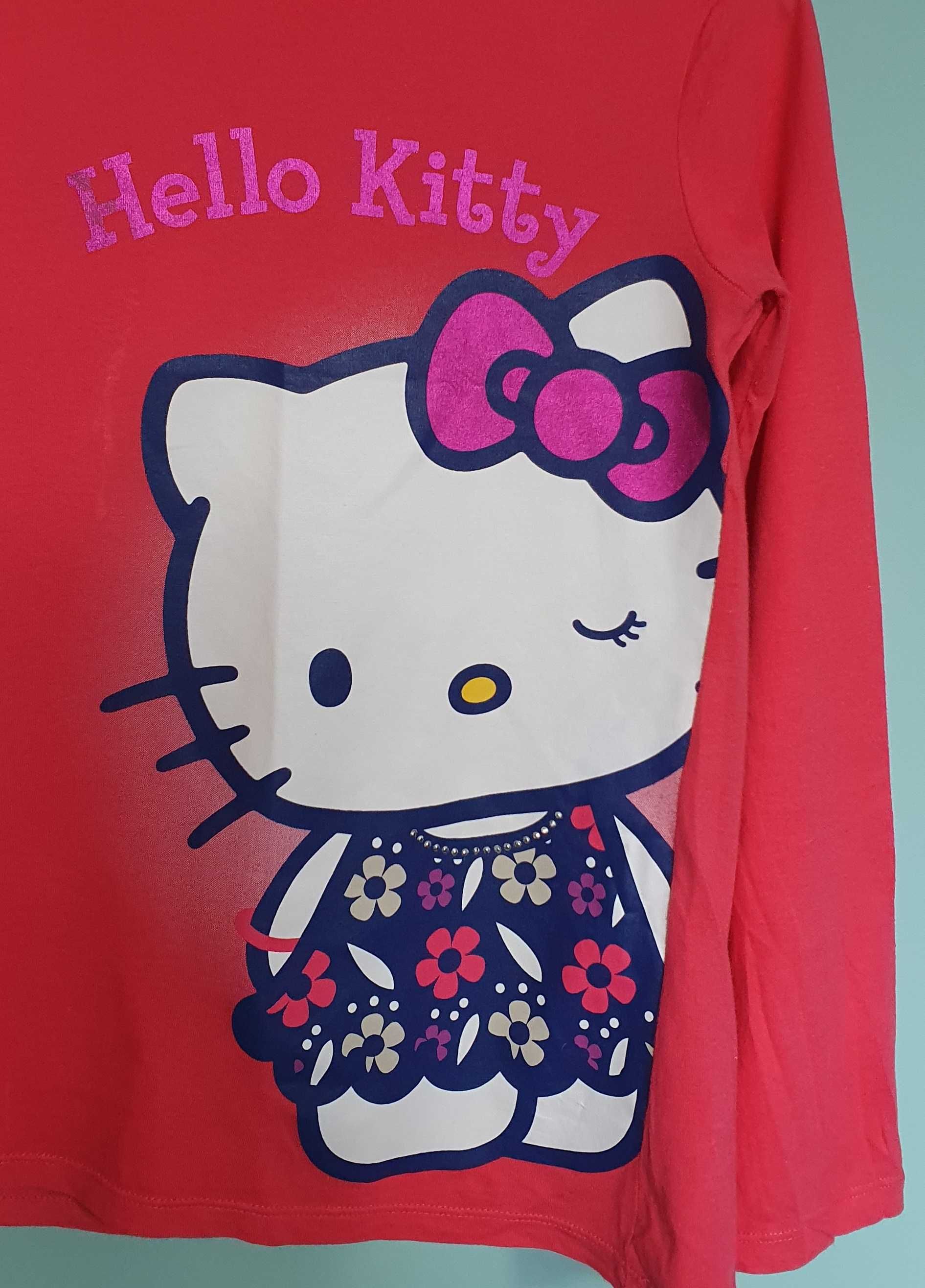 Bluzka Hello Kitty, bluza, rozmiar 140 cm (9 - 10 lat), dziewczęca.