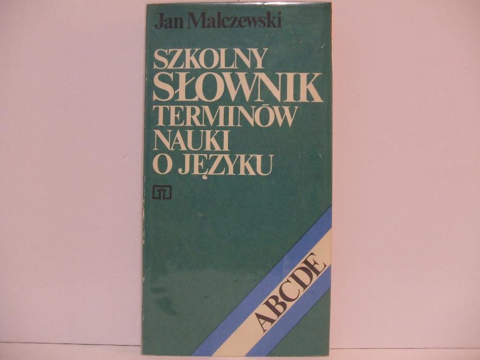 SŁOWNIK: Terminów literackich/ Terminów nauki o języku/ Ortograficzny