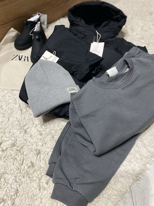 Куртка zara, шапка zara , черевики