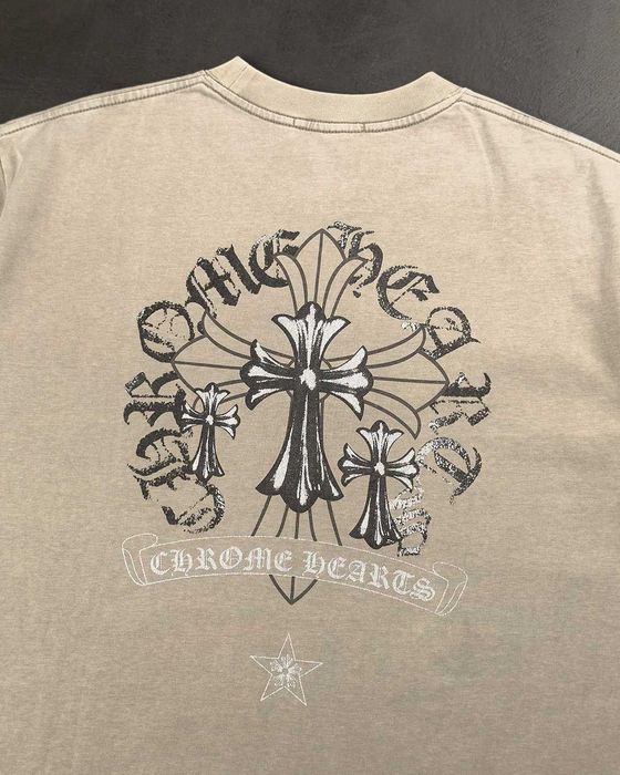 Футболка Chrome Hearts T-Shirt Washed Apricot CH105-WAT