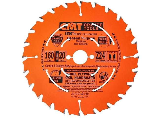 CMT 271.160.24H Tarcza Piła Widiowa do cięcia drewna 160x20 Z24
